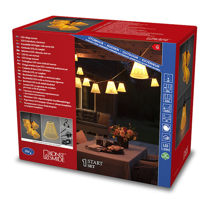 Konstsmide Decoraster Lichtsnoer