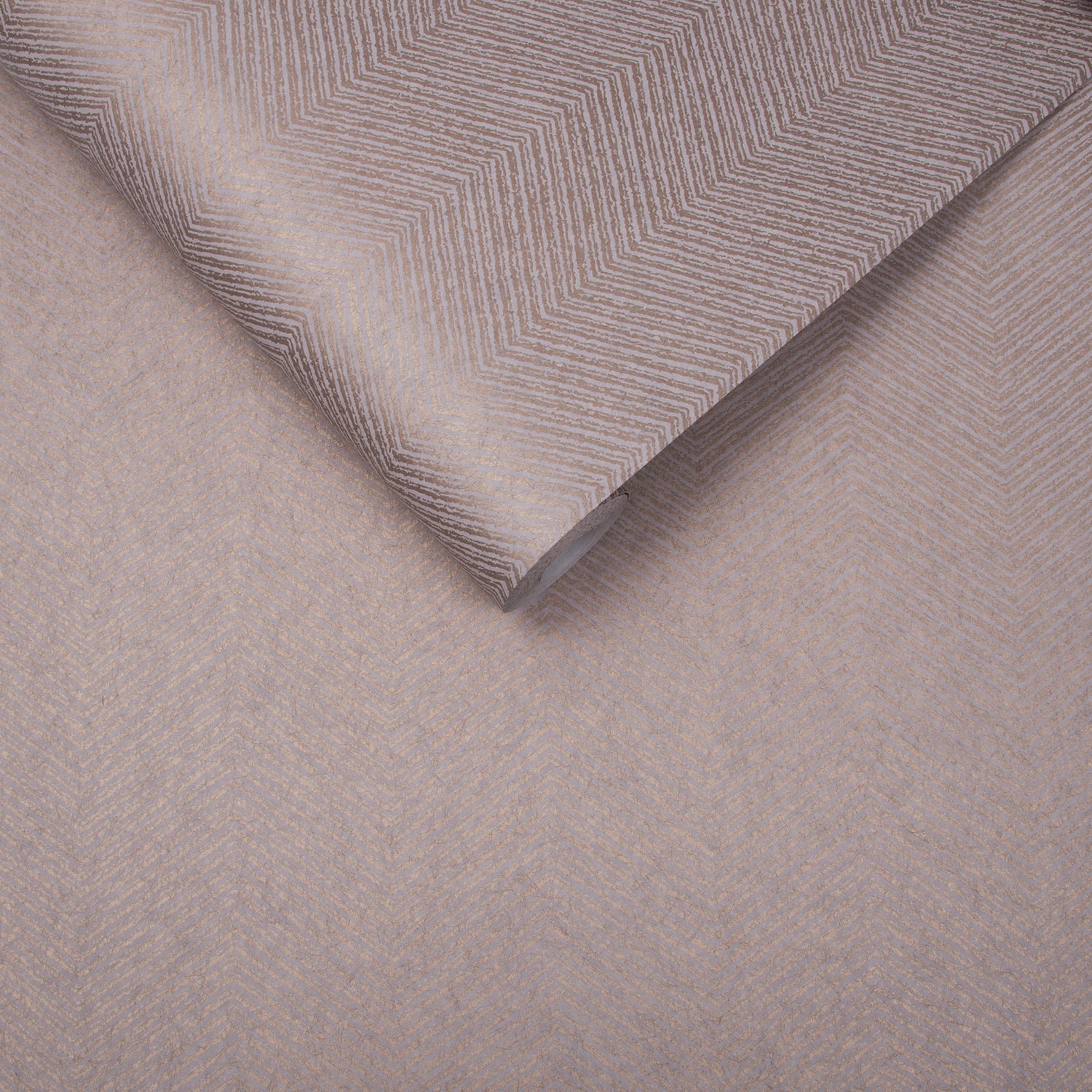 Graham & Brown - Vliesbehang - Chevron Pink - 10mx53cm