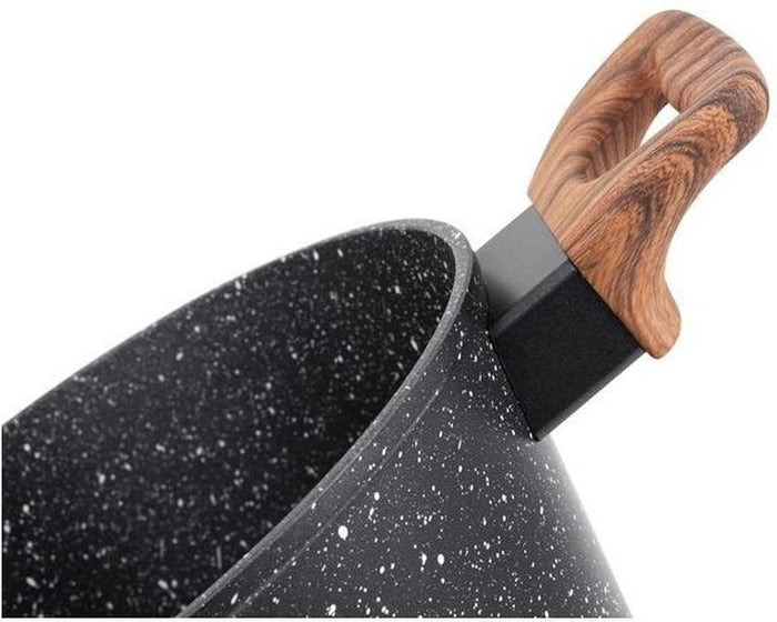 Edenberg Stonetec Line - 15-delige Luxe Pannenset van Gesmeed