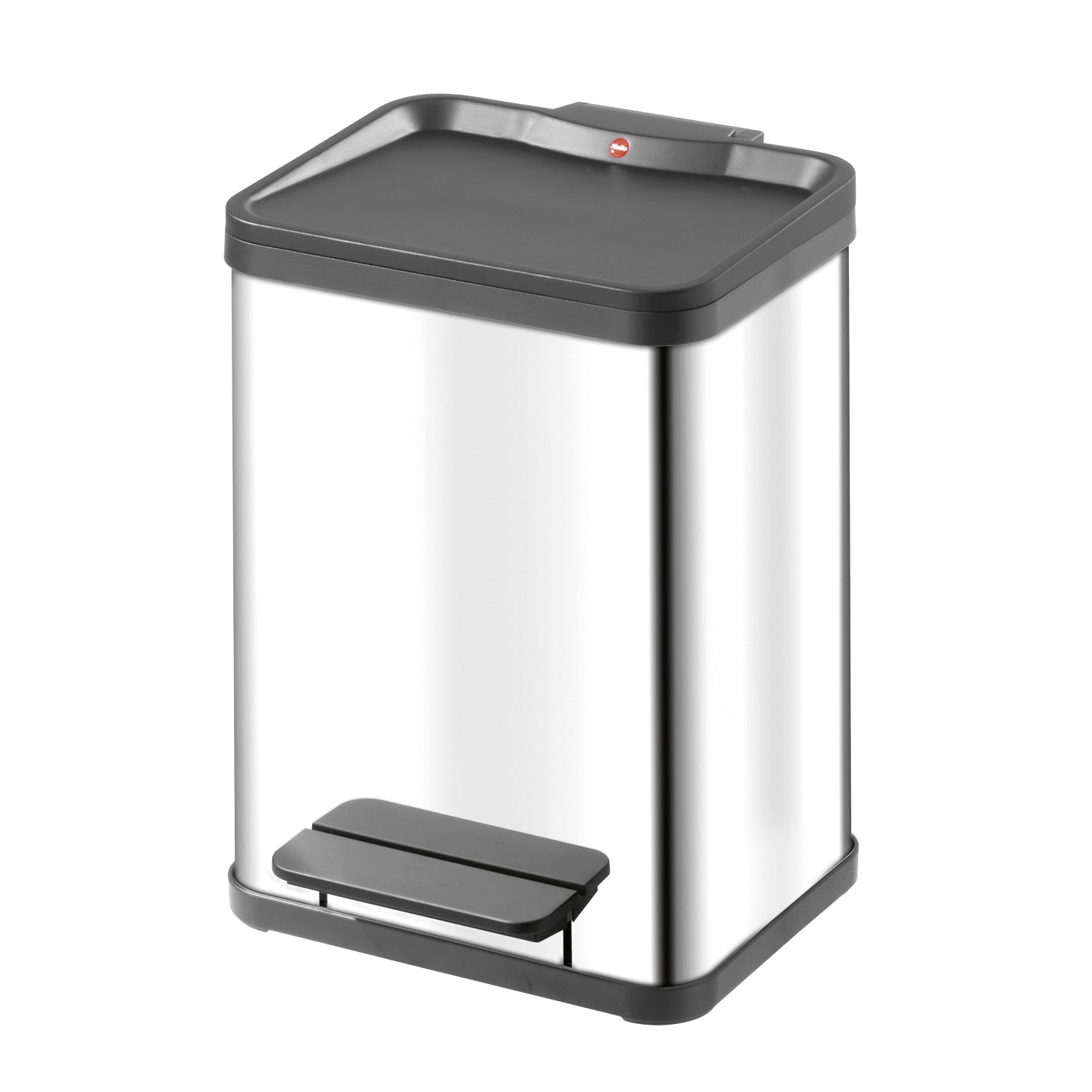 Hailo Öko Duo RVS Pedaalemmer 18 Liter  (2x9 L)