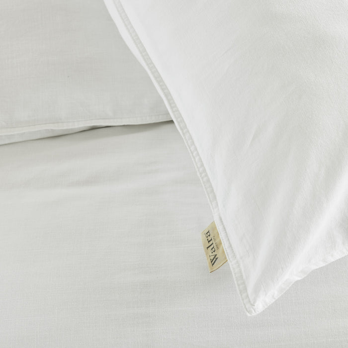 Walra Vintage Cotton Dekbedovertrek 140 x 220/240 cm - Wit