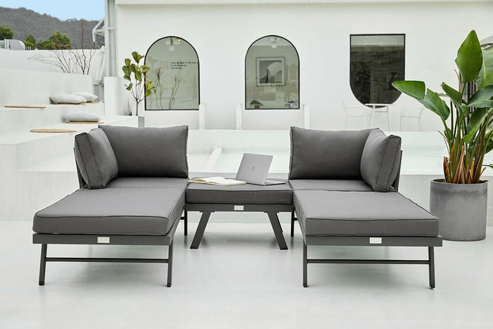 Feel Home - Alu Loungeset - Modica all in one - 8 opties