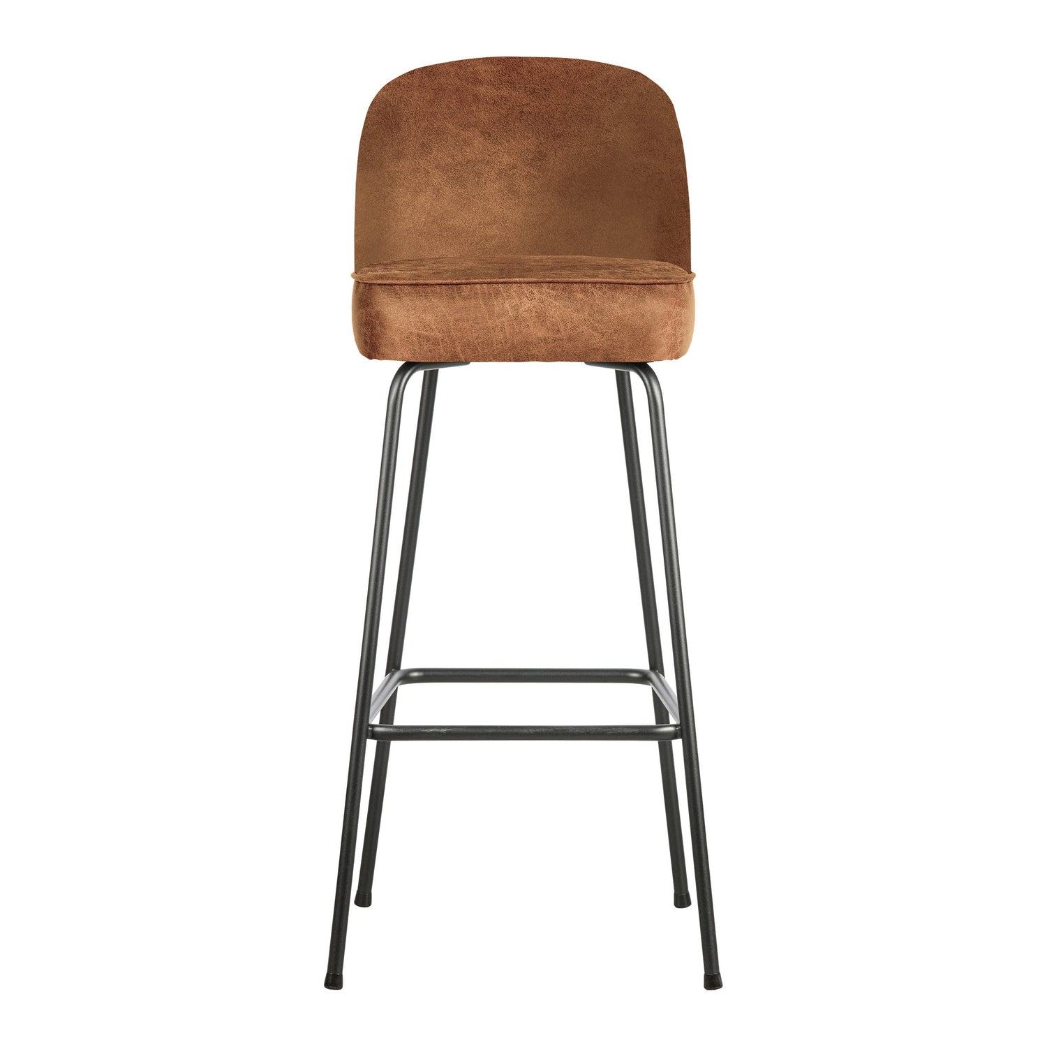 WOOOD Vogue Barkruk H 103 cm - Ecoleer - Cognac
