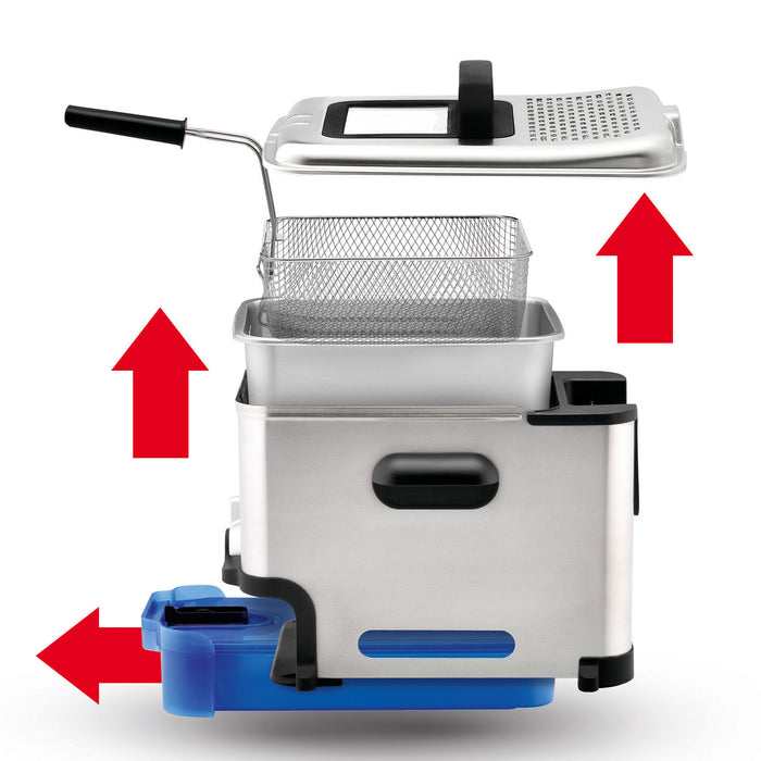 Tefal FR8040 Oleoclean Pro Inox & Design Friteuse