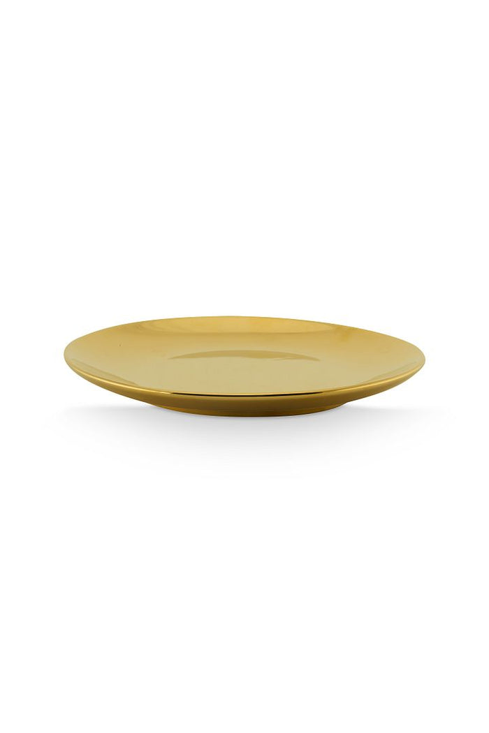 vtwonen Bord - Set van 2 - Goud - 20cm