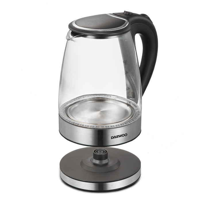 Daewoo DSWK30AT Glazen waterkoker - 1,7 L - 1500 W - LED-verlichting