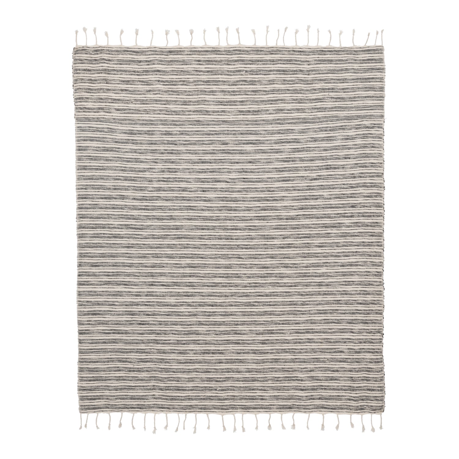 Urban Nature Culture Irregular Stripe Plaid - Zwart/Wit