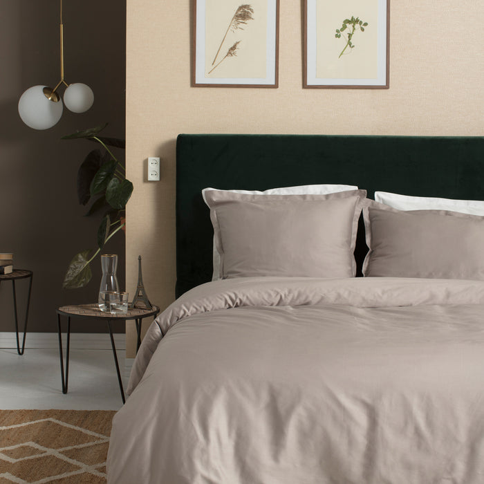 Cinderella dekbedovertrek Satijn - 200x200|220 cm - Taupe