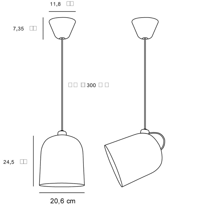 Design For The People Angle Hanglamp - Wit