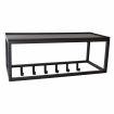 LOFT42 Blacky Kapstok - Zwart – Metaal – 6 haken