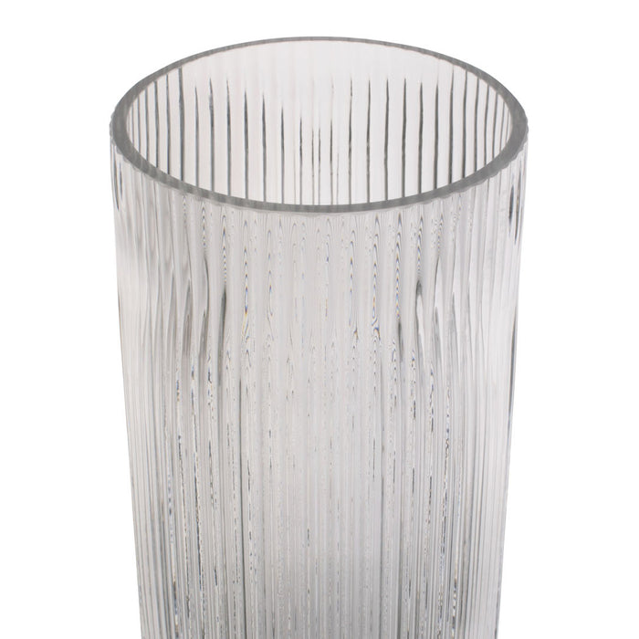 present time Allure Straight Vaas Large - Donkergrijs