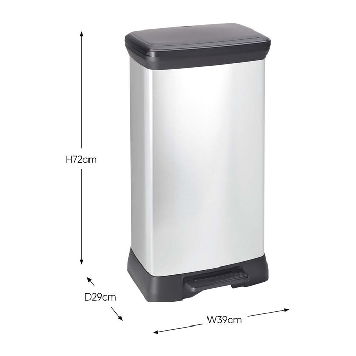 Curver Decobin Pedaalemmer 50 Liter