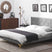 Beliani - LIMOUX - Tweepersoonsbed - Grijs - 140 x 200 cm - Fluweel