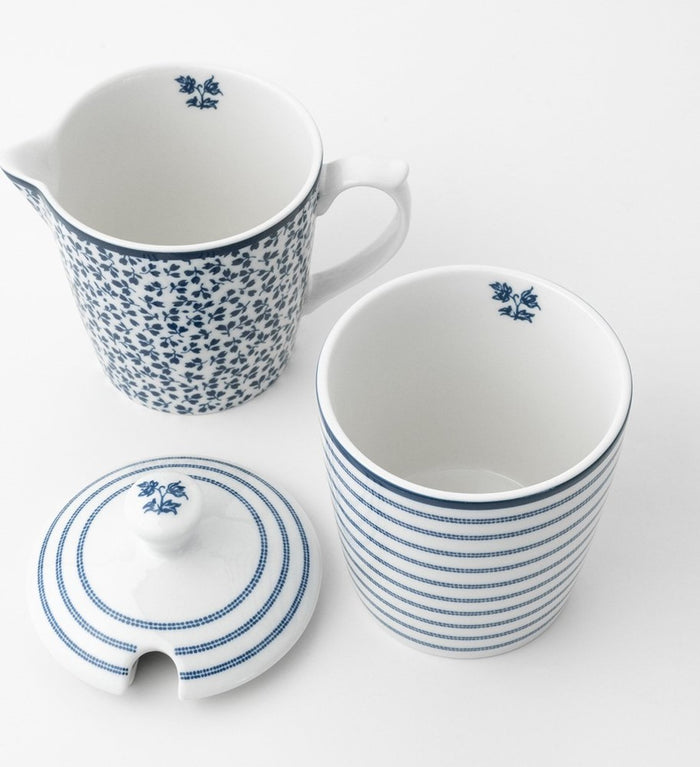 Laura Ashley Giftset Melkkan en Suikerpot