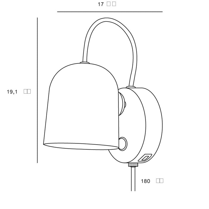 Design For The People Angle Wandlamp - Wit