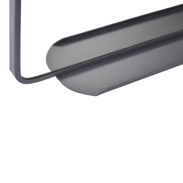 LOFT42 Industry Spiegel Rechthoek met planchet - Metaal - Mat Zwart