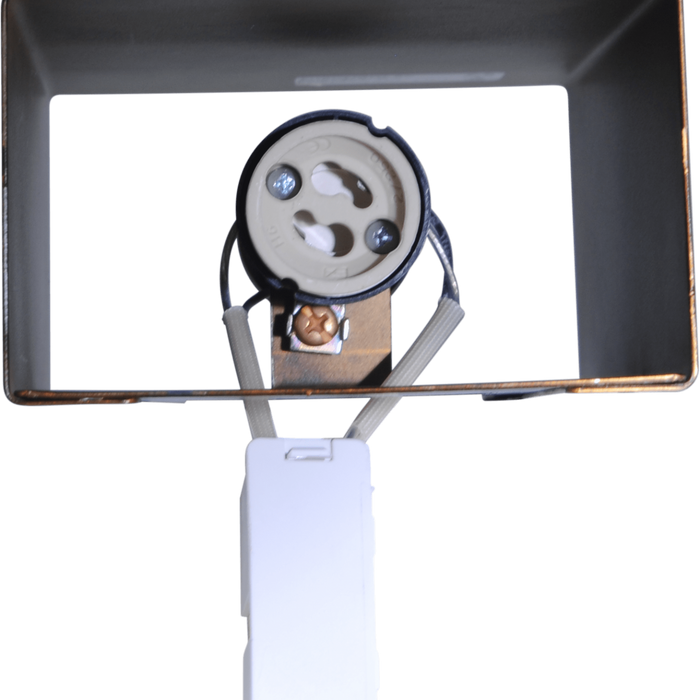 Masterlight Wandlamp Metallico H 22 cm B 10 cm zwart