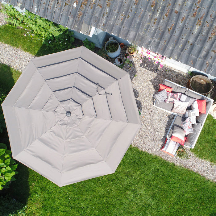 Madison Syros Luxe Stokparasol Ø 350 cm