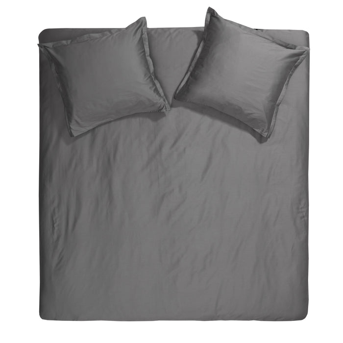 Cinderella Sundays Dekbedovertrek Satijn 200 x 200/220 cm - Antraciet
