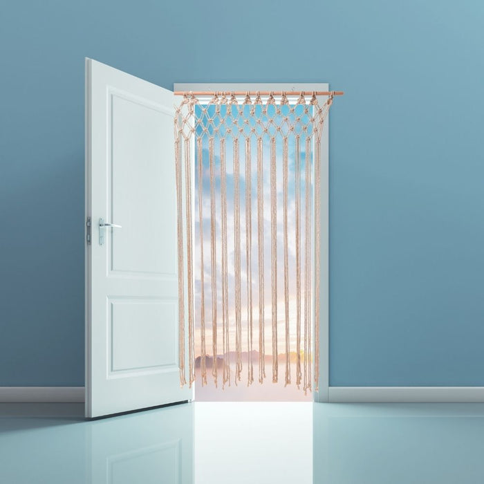 Orange85 Deurgordijn Vliegengordijn Macramé 180x90 cm