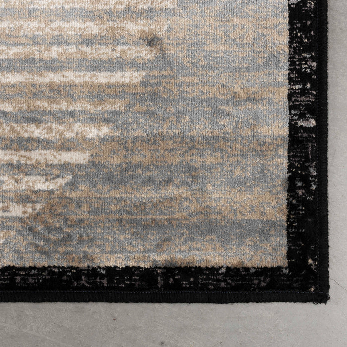 by fonQ Arc Vloerkleed - Zwart