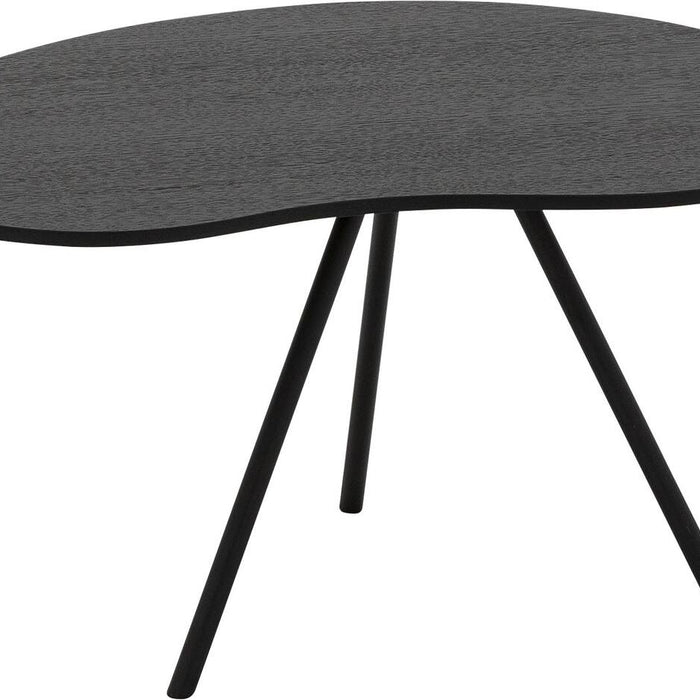 Goossens Salontafel Zyan in Eiken fineer wenge zwart