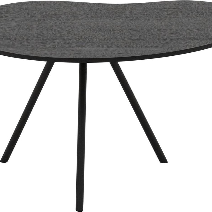 Goossens Salontafel Zyan in Eiken fineer wenge zwart