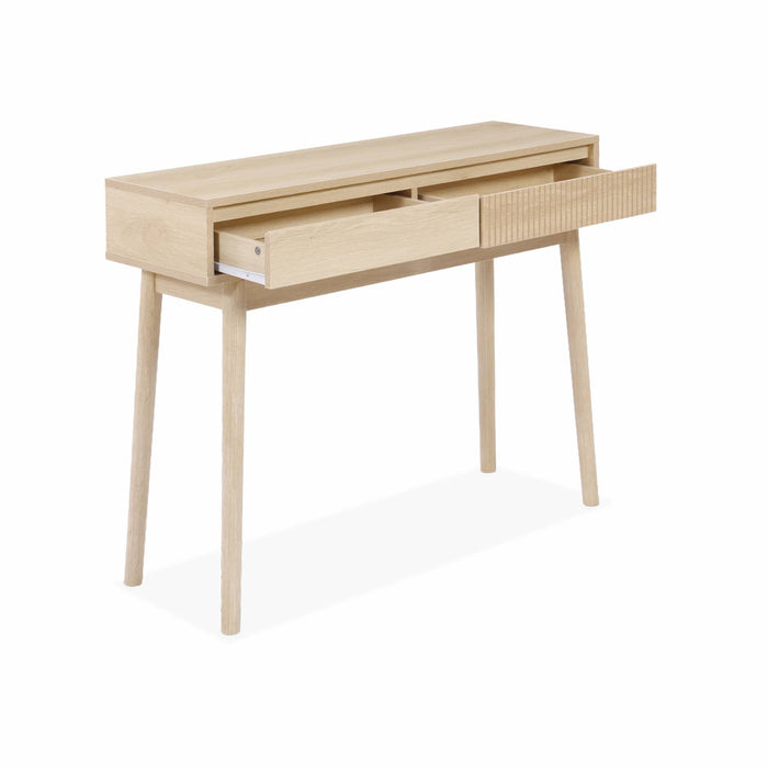 sweeek - Consoletafel, Linear, L 100 x B 30 x H 75cm