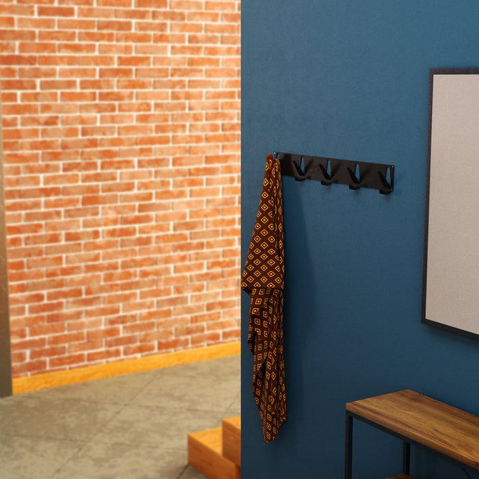 Gorillz Raw XL - Wandkapstok - 10 Kapstok Haken - Zwart