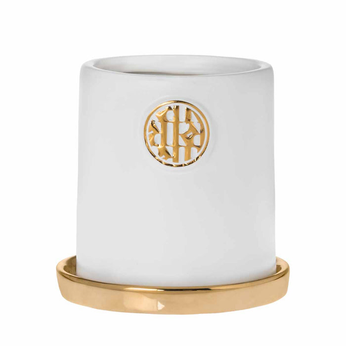 RIVERDALE - Bloempot Suze wit 14cm