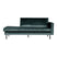 WOOOD Rodeo Daybed Rechts - Velvet -  Teal
