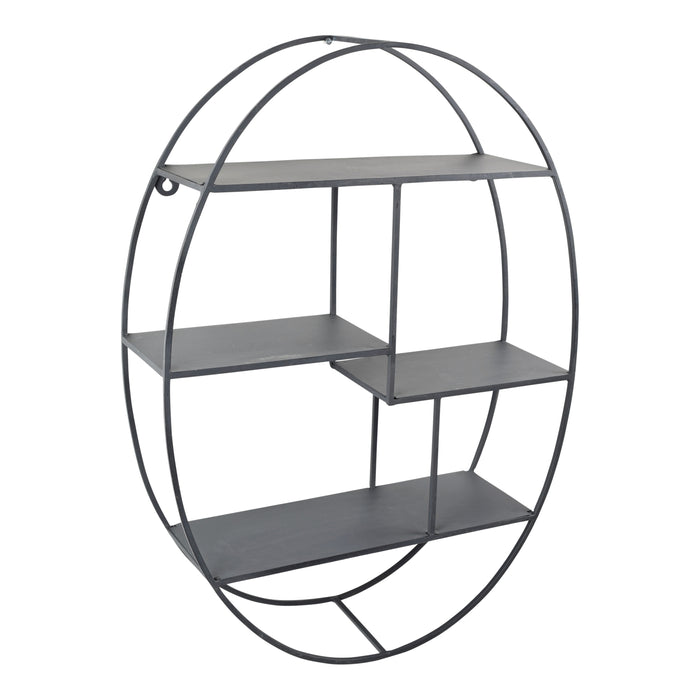 LOFT42 Wally Wandrek Ovaal - Metaal - Mat Zwart - 50x70x15