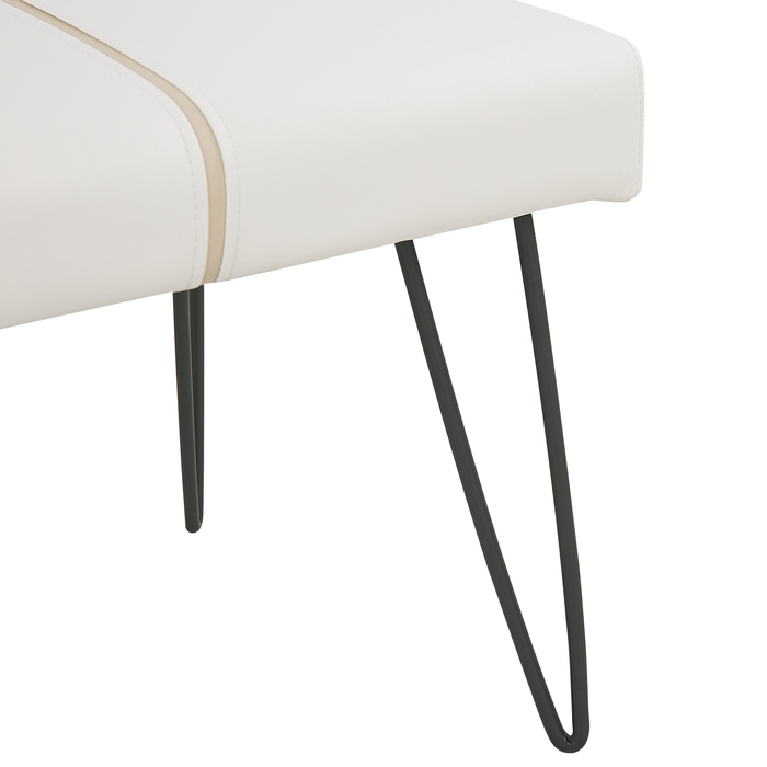 Beliani-BETIN-Slaapkamerset-Lichtbeige-180 x 200 cm-Kunstleer