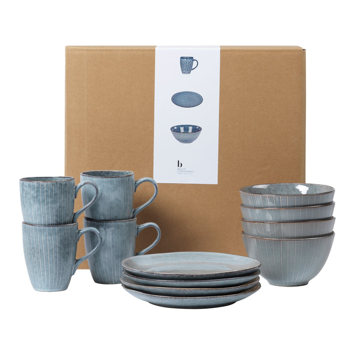 Broste Copenhagen Nordic Ontbijtset 12-delig - Sea