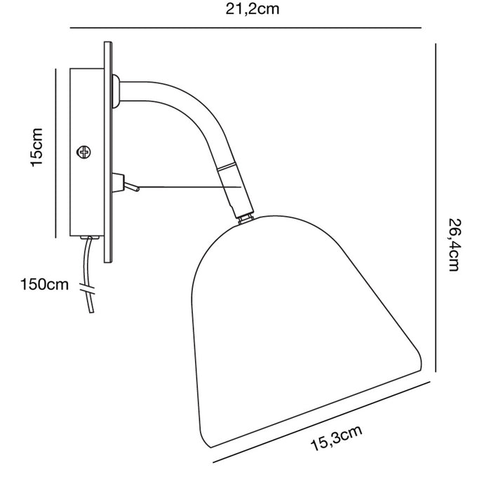 Nordlux Fleur Wandlamp