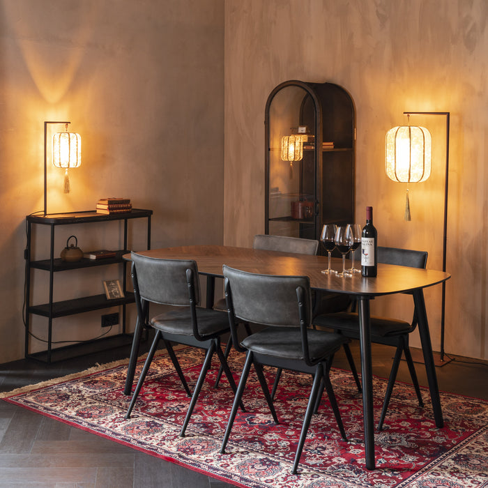 Dutchbone Clover Eettafel - 165 x 90 cm - Bruin