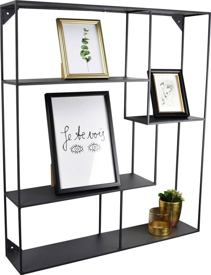 LOFT42 Wally Wandrek Rechthoek - Metaal - Mat Zwart - 80x70x15