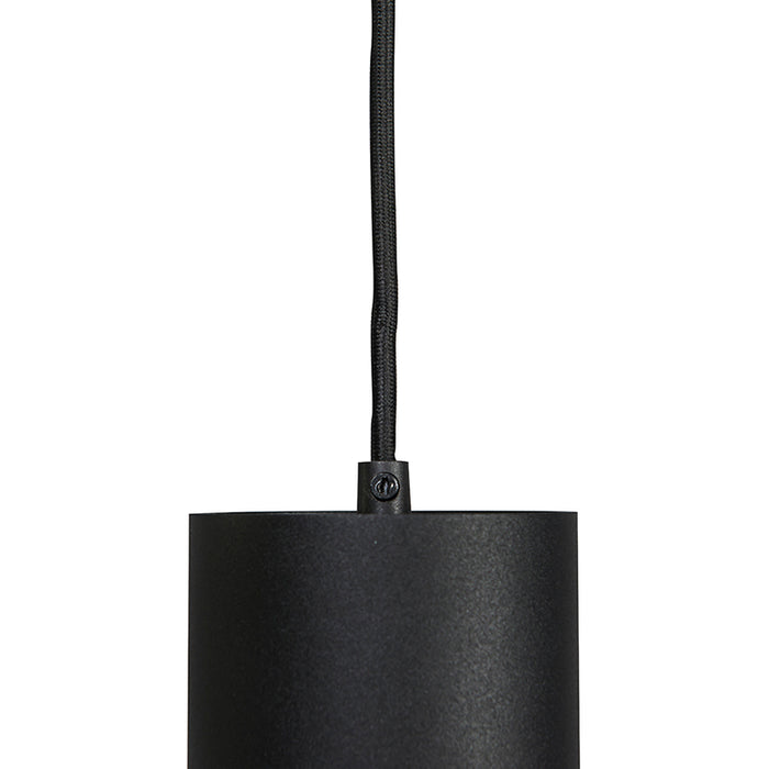 QAZQA Smart hanglamp zwart incl. WiFi GU10 - Tubo