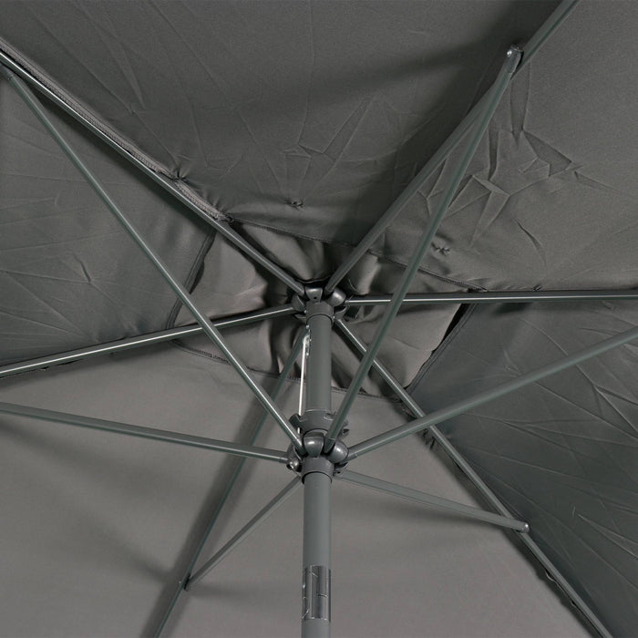 sweeek - Rechthoekige parasol 2x3m met centrale mast