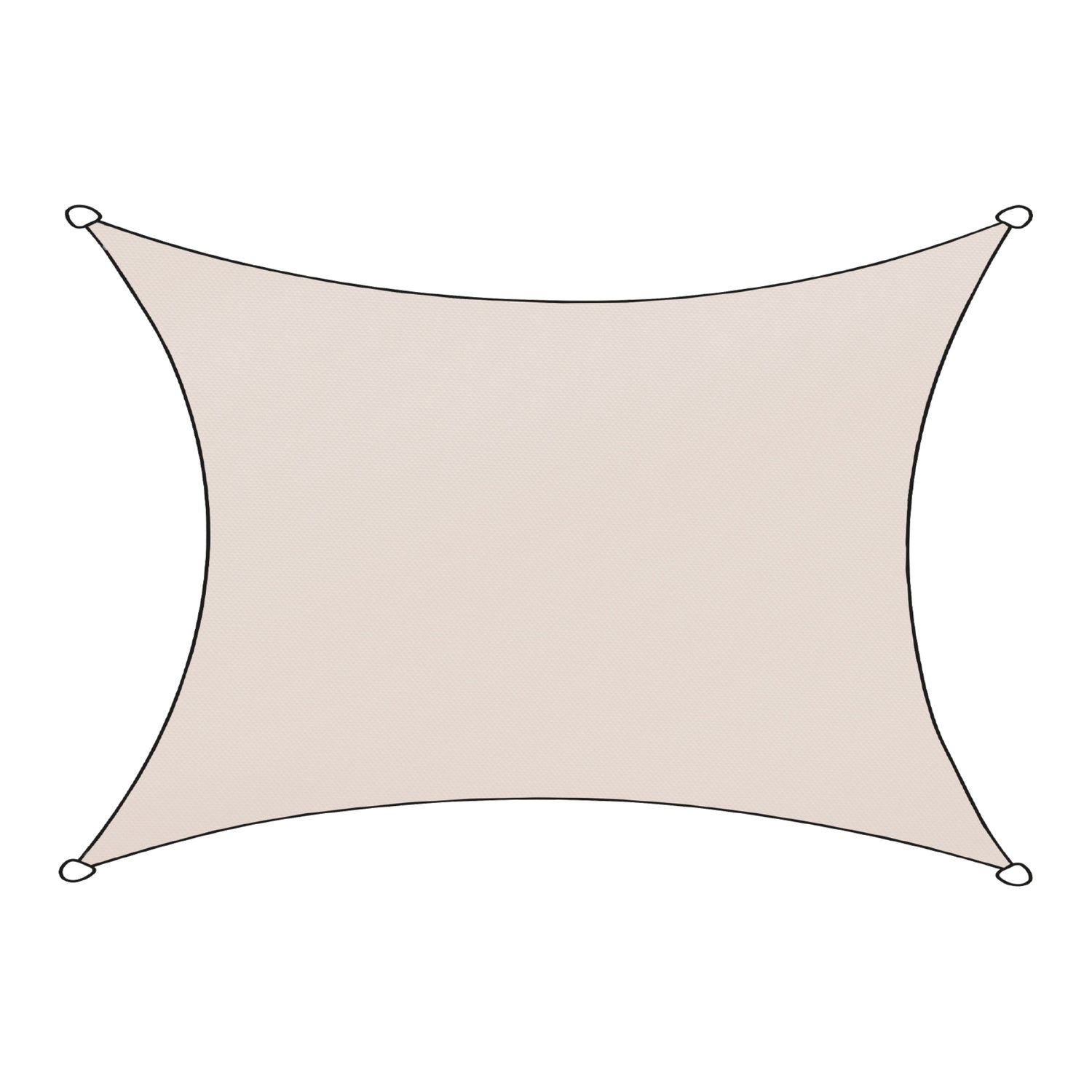 Livin'outdoor Livigno Oxford Schaduwdoek - Rechthoek - 3x4