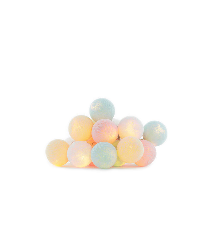 Cotton Ball Lights Regular lichtslinger pastel - Pastel 20