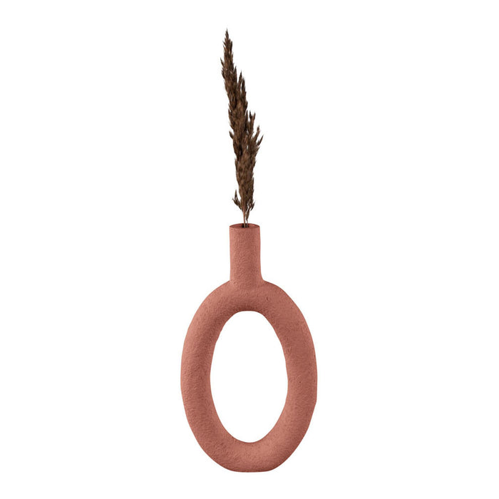 present time Ring Vaas Oval High - Terracotta orange