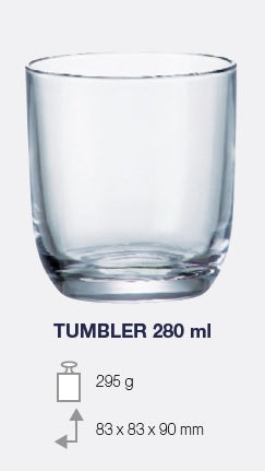 Crystalite Orbit Whiskyglazen 280ml