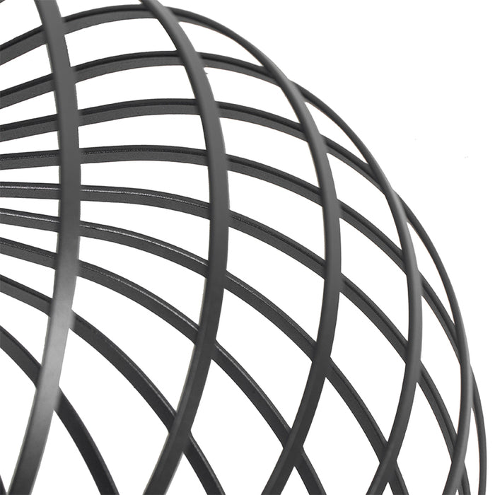 QAZQA Design plafondlamp zwart 39 cm - Johanna