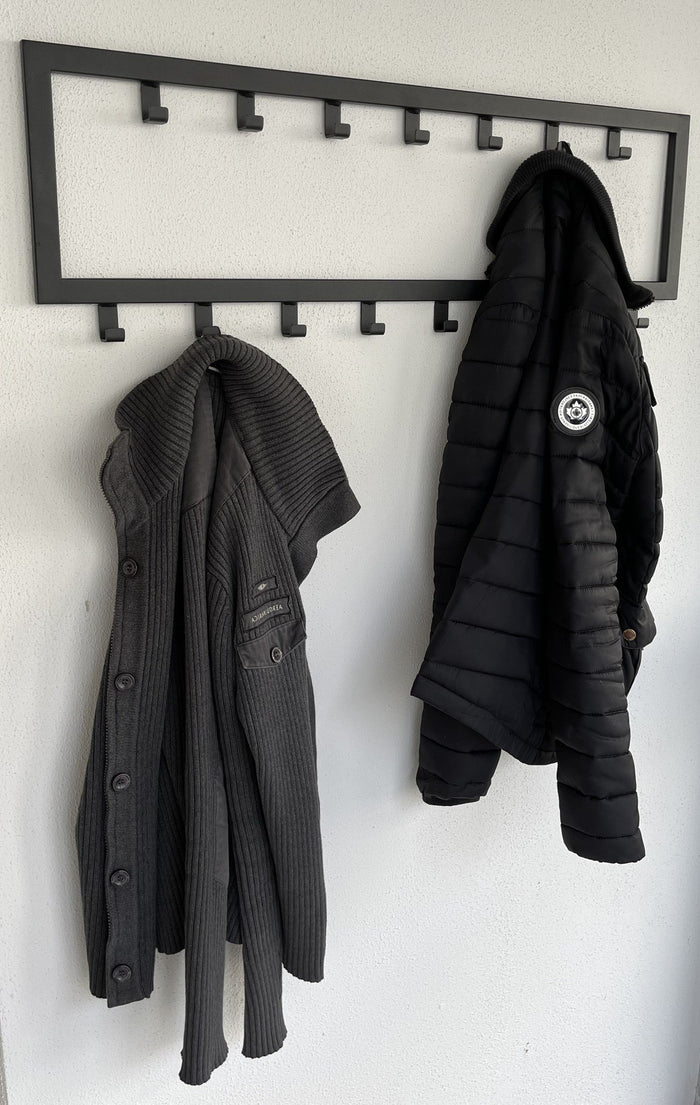 LT-Luce Kapstok Joy Mat zwart 15 haken 90 x 29cm