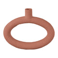 present time Ring Vaas Oval Wide - Terracotta orange