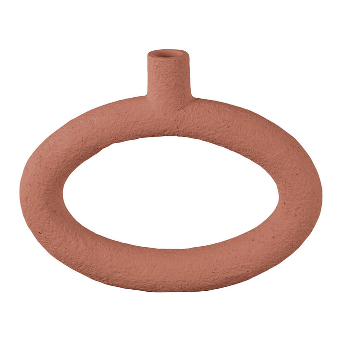 present time Ring Vaas Oval Wide - Terracotta orange