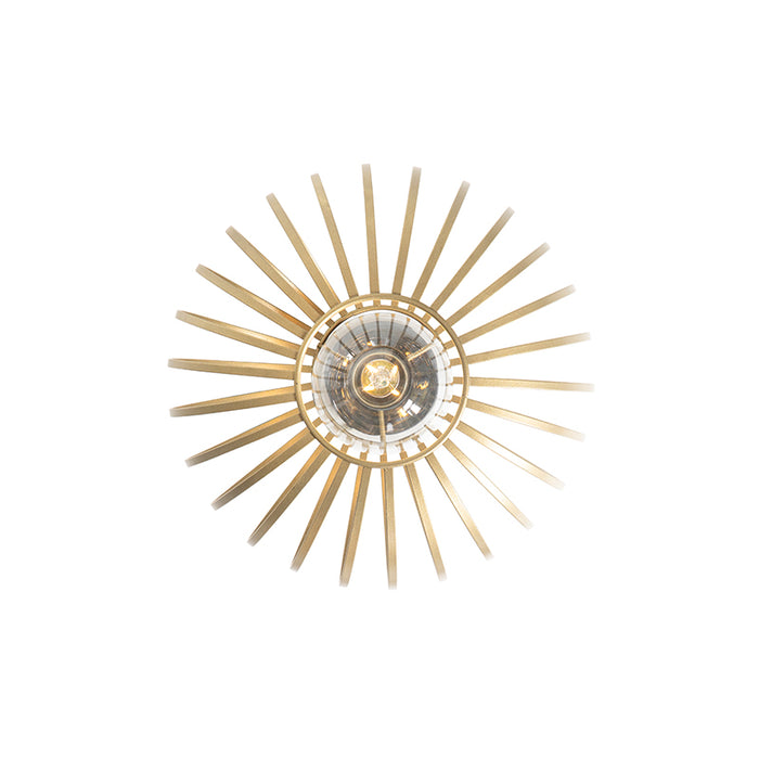 QAZQA Design plafondlamp messing 30 cm - Johanna