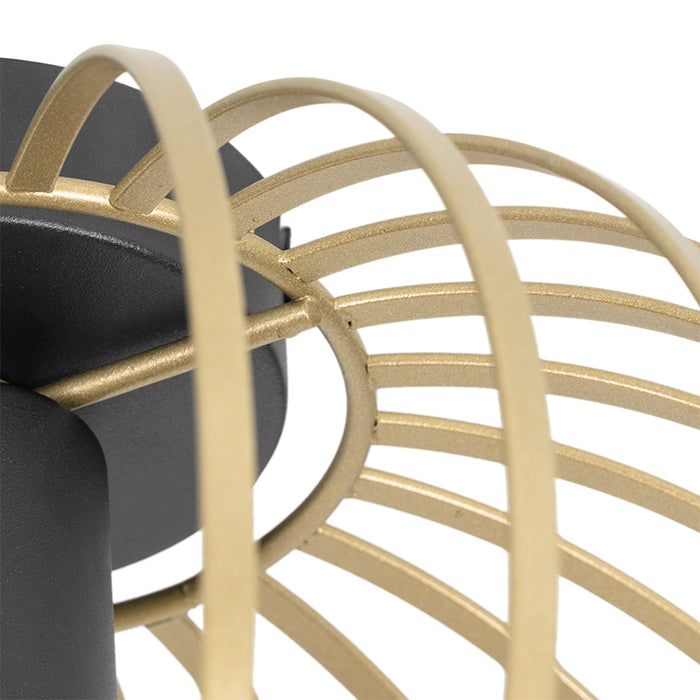 QAZQA Design plafondlamp messing 30 cm - Johanna