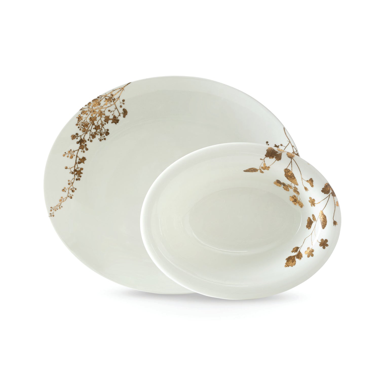 Wedgwood Vera Wang Jardin Serveerschalenset 2-delig